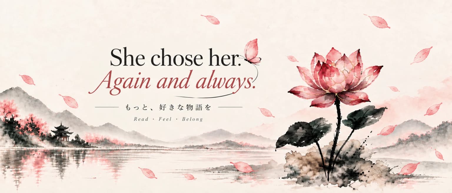 She chose her. Again and always. もっと、好きな物語を. Read · Feel · Belong.